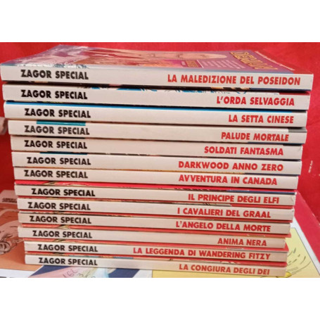 Zagor special. Lotto dal n. 6 al n. 18.