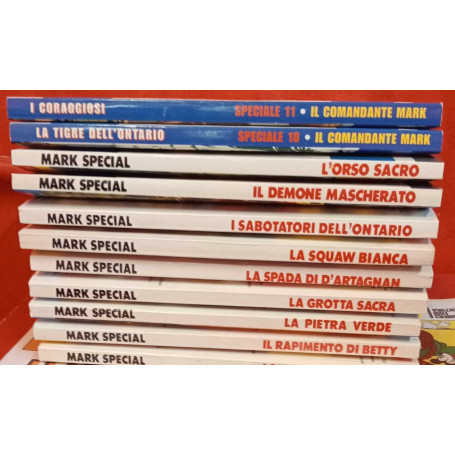 Speciale Comandante Mark. Albi dal n. 1 al n. 11.