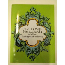 Symphonies Nos. 1 2 3 and 4 in Full Score