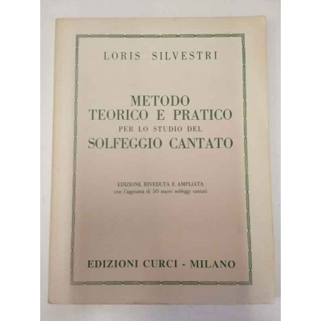 Metodo teorico e pratico per lo studio del solfeggio cantato