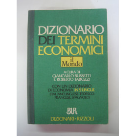 Dizionario dei termini economici