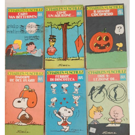 Charles Schulz nella BUR. Numerazione in descrizione.