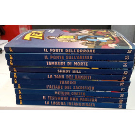 Tex collezione storica a colori n. 10 albi. Numerazione in descrizione.