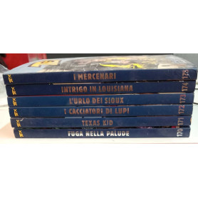 Tex collezione storica a colori n. 6 albi. Numerazione in descrizione.