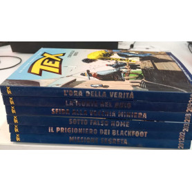 Tex collezione storica a colori n.6 albi. Numerazione in descrizione.