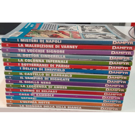 Dampyr lotto di n. 16 albi dal n. 38 al n. 53.
