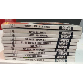 Diabolik. Lotto n. 10 albi. Numerazione in descrizione.