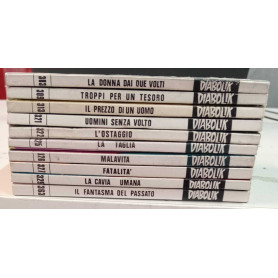 Diabolik. Lotto n. 10 albi. Numerazione in descrizione.