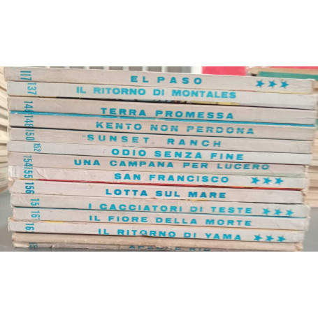 Tex. Lotto albi n. 13. Numerazione in descrizione.