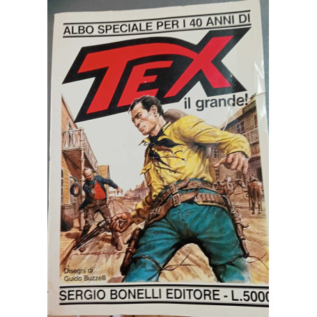 Albo speciale per i 40 anni di Tex il grande.