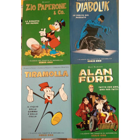 N. 4 albi " I classici del fumetto di Repubblica". Numerazione in descrizione.