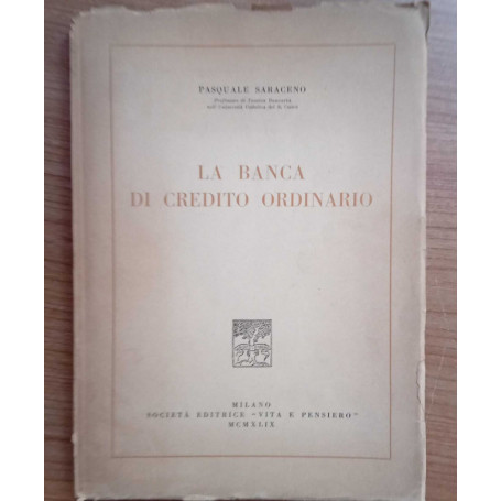 La banca di credito ordinario
