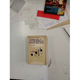 Teorie della letteratura in Russia : 1900-1934