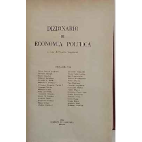 Dizionario di economia politica