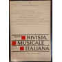 Nuova rivista musicale italiana. N.1. Gennaio/Febbraio 1969.
