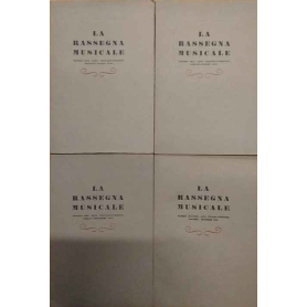 La rassegna musicale. Anno 24º 1954. 4 volumi