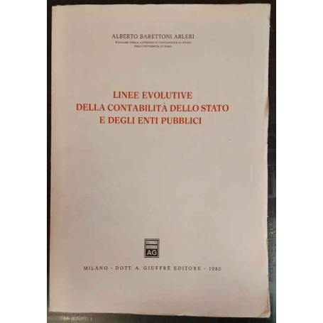 Linee evolutive della contabilità dello Stato e degli enti pubblici