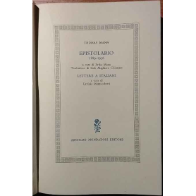 Epistolario 1889-1936. Lettere a italiani.