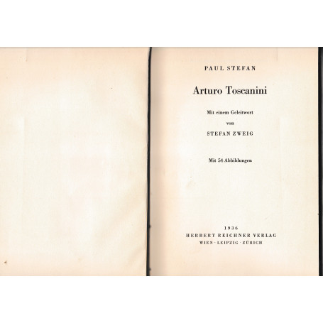 Arturo Toscanini (Tedesco) Mit 54 Abbildungen