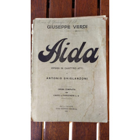 Aida Giuseppe Verdi Opera completa per canto e pianoforte L.2