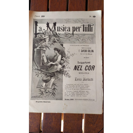 Leggetemi nel cor Melodia