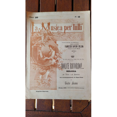 Dolce Ricordo!.. Per violino o per mandolino