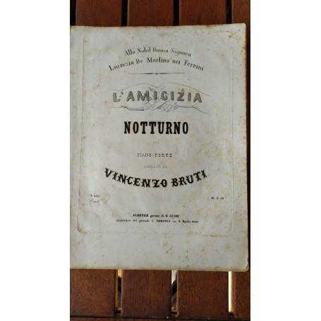 L'amicizia Notturno per pianoforte