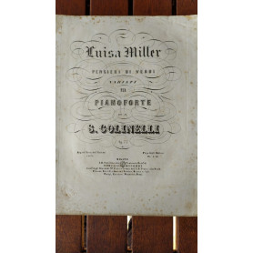 Pensieri di Verdi variati per pianoforte