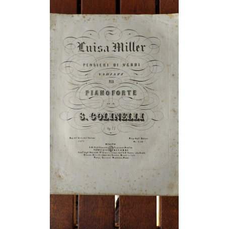 Pensieri di Verdi variati per pianoforte