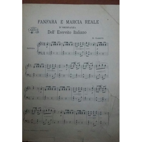 Fanfara e marcia reale dell'esercito italiano