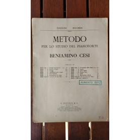 Metodo per lo studio del pianoforte