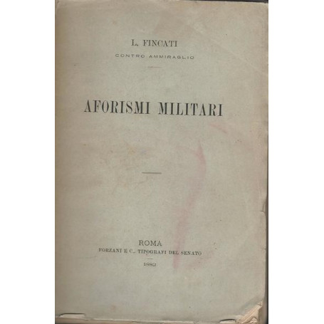 AFORISMI MILITARI