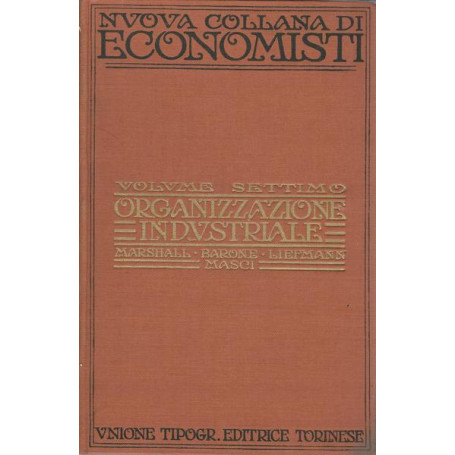 ORGANIZZAZIONE INDUSTRIALE